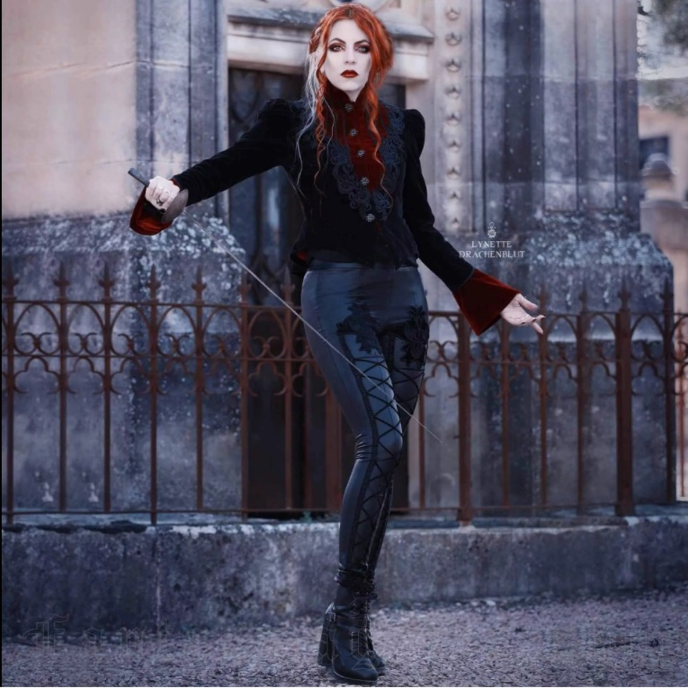 “Nocturn” Punk Rave Victorian Gothic Leggings